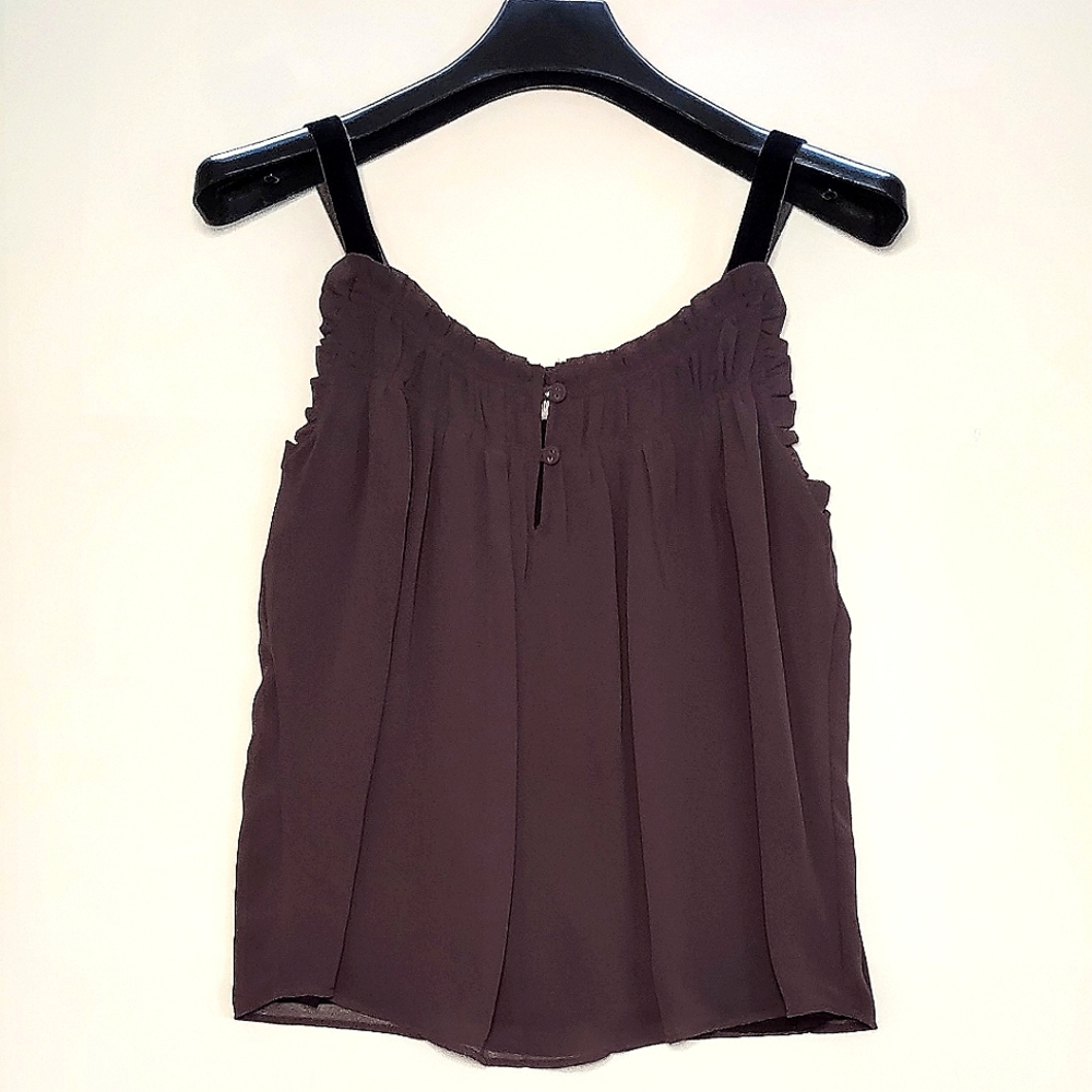 Converse All Star Purple Halter Black Velvet Straps Top | Small